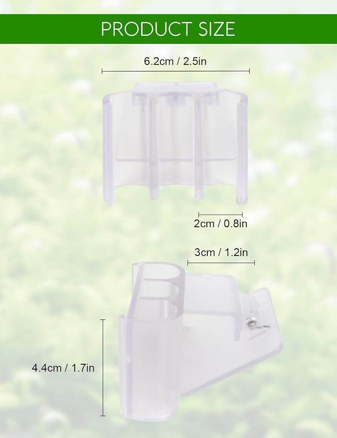 2 Pk Upgraded Aquarium Plant Holder, 3-Hole Hanging Aquarium Plant Holder - Image 3