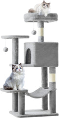 Sweetcrispy 44 inch Cat Tree Tower, Small Cat Climbing Tower by Sweetcrispy