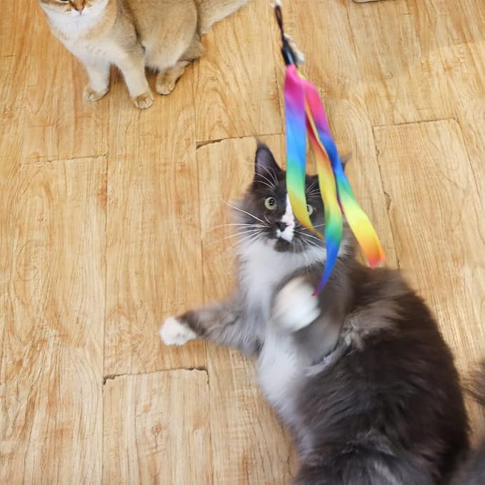 LASOCUHOO Cat Wand Toys Refills, Cat Wand Replacement - Image 4