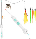 TBTeek Cat Toy, 2in1 Light and Retractable Pole by TBTeek
