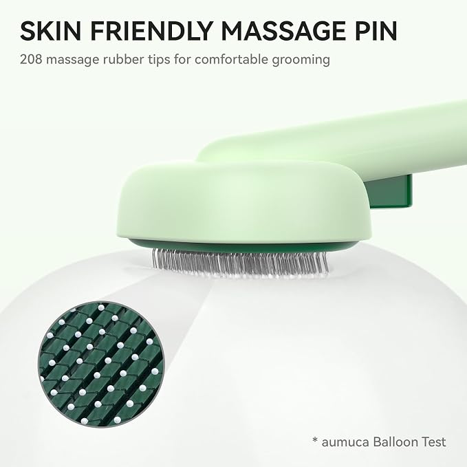 aumuca Cat Brush for Shedding, Cat Brushes for Indoor Cats, Horses Grooming - Image 5