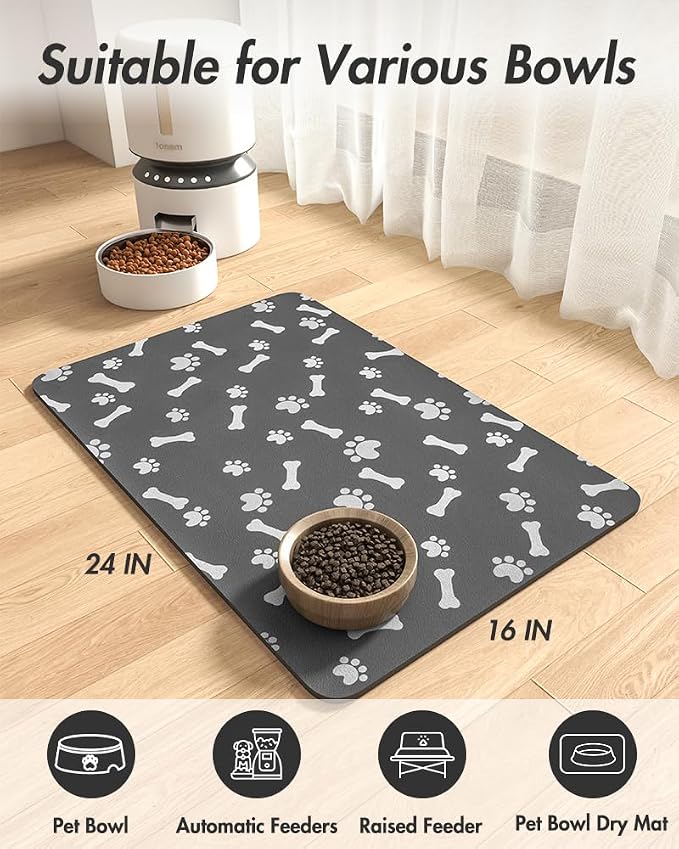 MontVoo Dog Food Mat-Pet Feeding Mat - Image 8