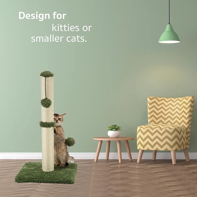 MECOOL Cat Scratching Post Premium Basics Kitten Scratcher Sisal Scratch Posts - Image 5