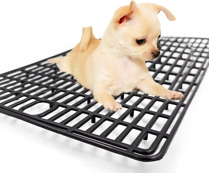 Plastic Mesh Tray for Dogs, Cats & Small Pets – Anti-Leak Crate Floor Grid by Unknown