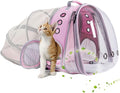 Dual Expandable Cat Backpack Carrier, Fit up to 20 lbs, Expandable Pet Carrier by halinfer