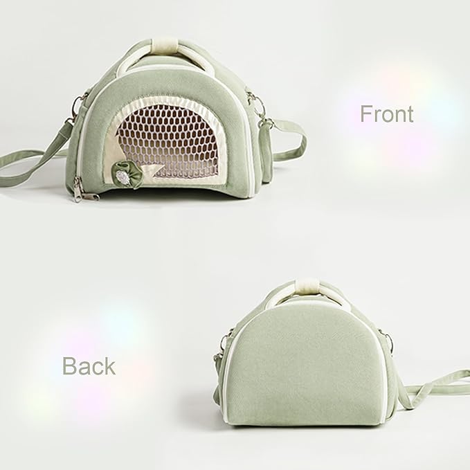 ABLAZEZAI Guinea Pig Carrier, Small Animal Travel Bag, Breathable Outdoor - Image 3