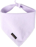 ARING PET Summer Dog Bandana-Cute Lavender Dog Bandanas, Comfortable Pet Scarf by ARINGPET