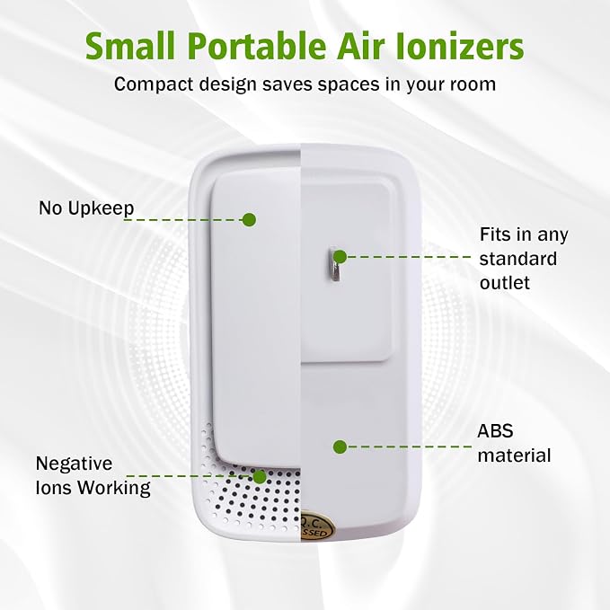 2026 New 6 Pack Plug In Air Ionizers-Negative Ion Air Purifier - Image 6
