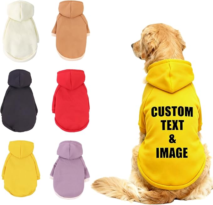 Custom Dog Hoodie, Personalized Sweatshirt by Unknown