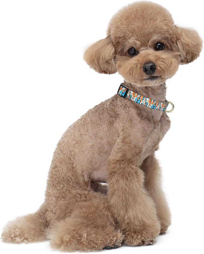 Reflective Dog Collar for Small Dogs, Cute Boho Adjustable Heavy-Duty Nylon - Image 2
