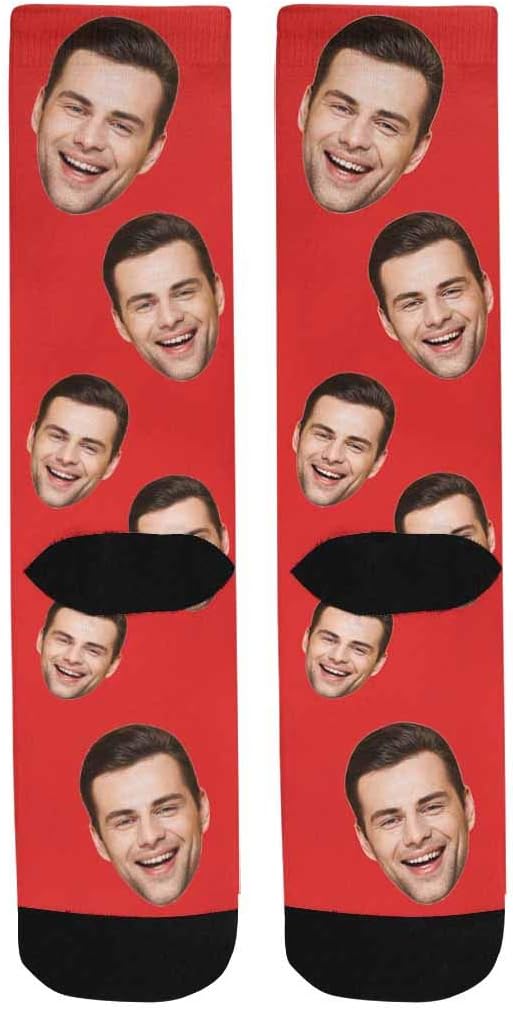 MyPupSocks Custom Personalized Photo Pet Face Socks, Cat and Dog Tracks Paws - Image 5