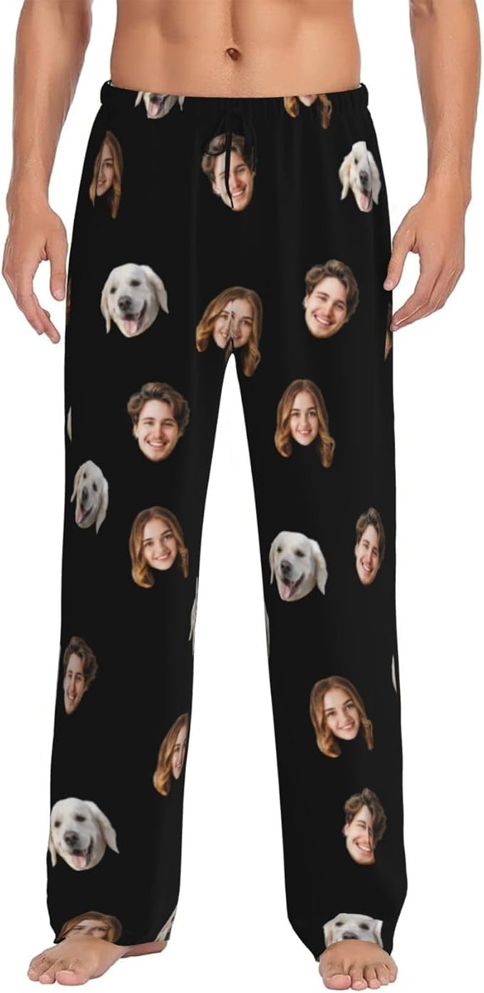 Personalized Pajama Pants For Men Women Custom Pajama Pants by Unknown