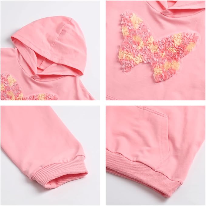 WELAKEN Sweatshirts for Girls Toddler & Kids II Little Girl's Pullover Tops - Image 4