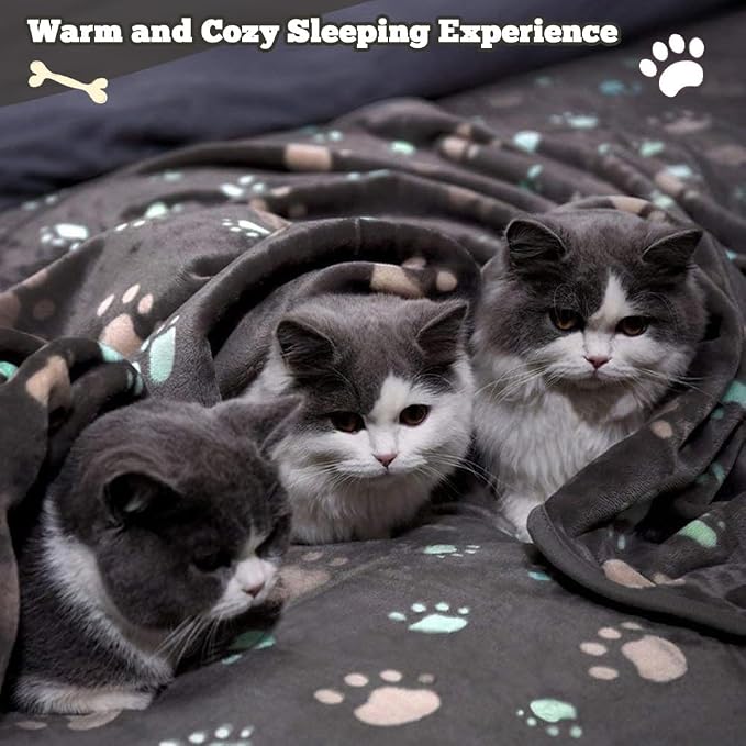12 Pcs Small Dog Blanket Fleece Puppy Blankets Washable Pet Blankets - Image 7