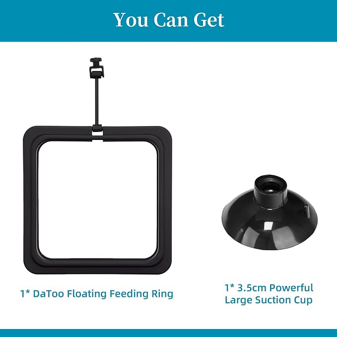 Fish Feeding Ring Aquarium Square Floating Food Feeder Circle - Image 7