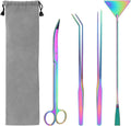 4 in 1 Quarium Aquascape Tools Kits, Anti-Rust Stainless Steel Aquatic Plant by Unknown