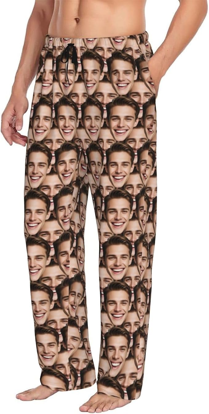 Custom Pajama Pants with Face customized PJ Pants Christmas Valentine gifts - Image 5
