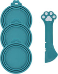 Pet Can Opener & 3 Pcs Cat Food Can Lids | Universal BPA Free Silicone Covers & by DORUI