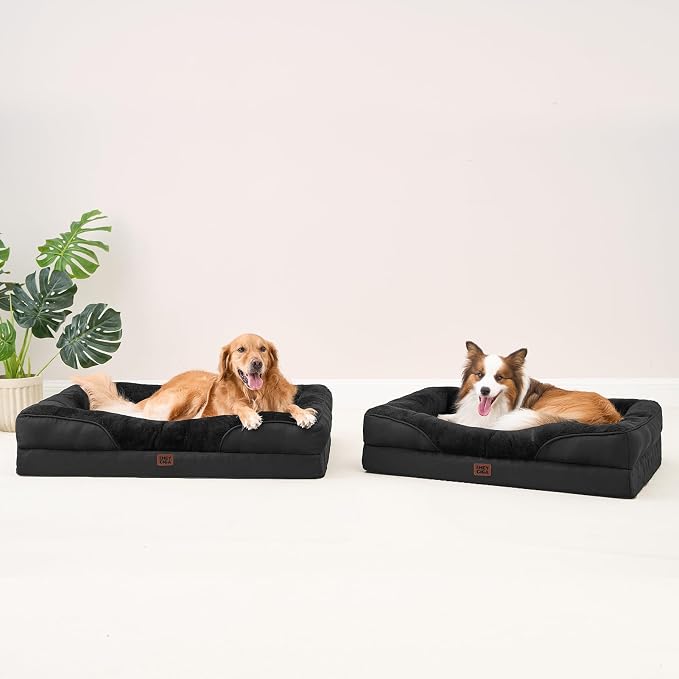 EHEYCIGA Orthopedic Dog Bed for Medium Dog, Waterproof Liner & Washable - Image 8