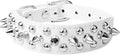 Spiked Dog Collar Soft Pu Leather Mushrooms Rivet Spike Studded Puppy by Unknown