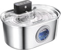 Cat Water Fountain Cordless, Stainless Steel Pet Water Fountain Wireless – by Emdoro