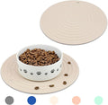 Ptlom Silicone Pet Food Mat for Dogs and Cats Placemat 2Pcs, Waterproof by PTLOM