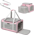 Airline Approved Pet Carrier for Cats and Small Dogs up to 15 lbs, Breathable by ioviewforpet