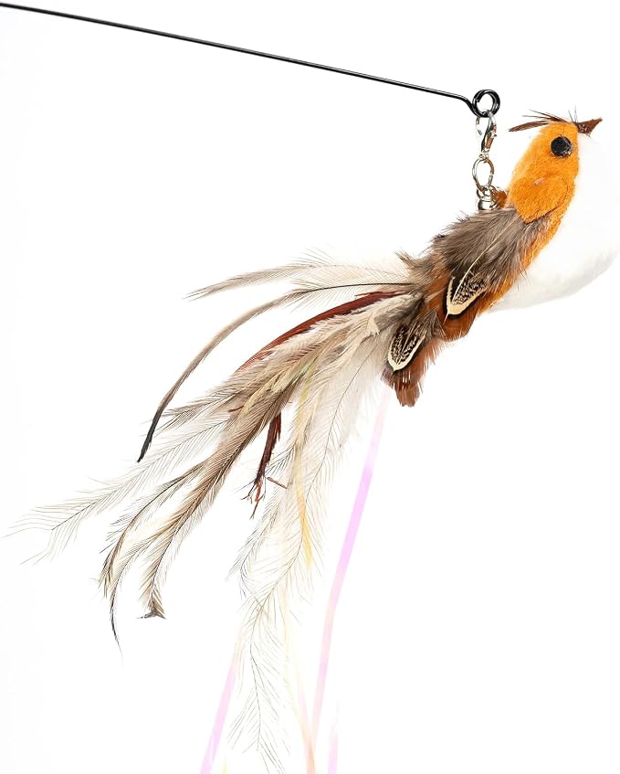 Cat Wand Toys, Interactive Bird Simulation Cat Toy - Image 7