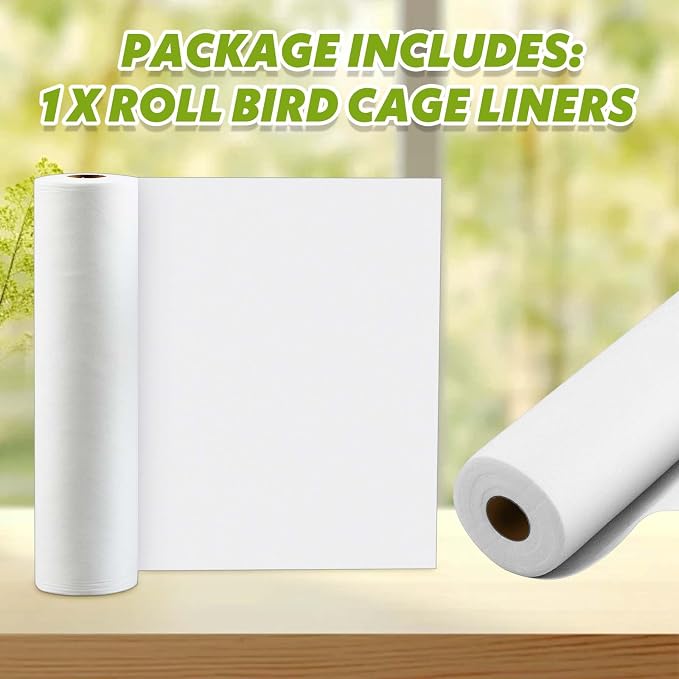 100 ft x 11 Inch Bird Cage Liner Disposable Cages Cushion Pad Mat Precut - Image 3