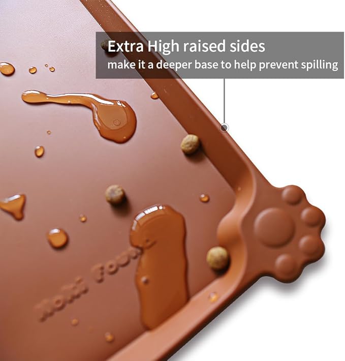 Hoki Found L Silicone Non Slip Pet Dog Cat Bowl Mats - Image 2