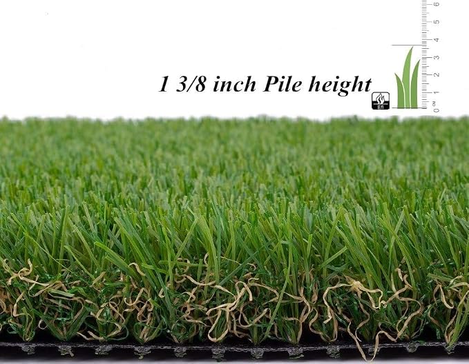 ALTRUISTIC Artificial Grass 8FTX92FT, Realistic Fake Grass Deluxe Turf - Image 2