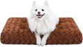 KSIIA Washable Dog Bed Deluxe Plush Dog Crate Beds Comfy Kennel Pad Anti-Slip by KSIIAPetProducts