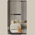 WAOWAO 71" Extra Tall Cat Pet Gate 29.92-37.79" Wide Pressure Mounted Walk by WAOWAOBABYSAFETYPRODUCTS