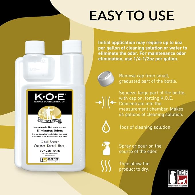 Odorcide K.O.E. Apricot Odor Eliminator 16 oz - Image 2