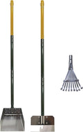 Four Paws Stainless Steel Long-Handled Dog Pooper Scooper Rake, & Pan 3 Piece by FourPaws