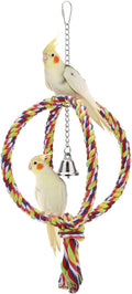 Bird Rope Swing Colorful Perch Climbing Toy by Wontee