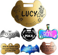Stainless Steel Personalized Pet ID Tags, Art Design by Unknown