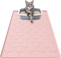 Silicone Cat Litter Trapping Mat, Large Waterproof 34" X 22" Cat Litter Box Mat by Garoopion