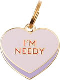 Two Tails Pet Company Personalized 'I'm Needy' Pet ID Tag & Collar Charm by TwoTailsPetCompany