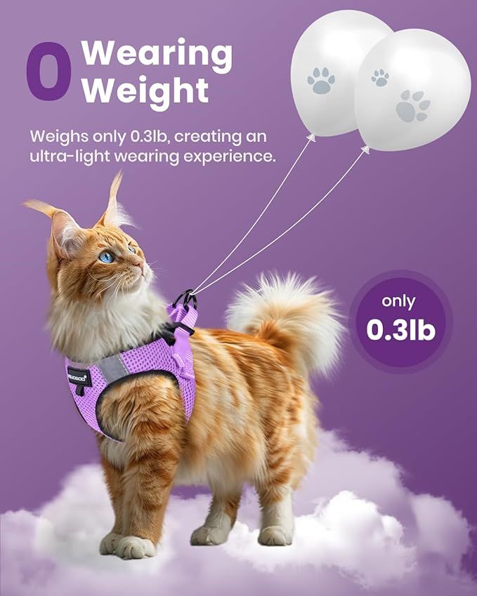FAYOGOO Cat Harness, Cat Leash and Harness Set - Image 4