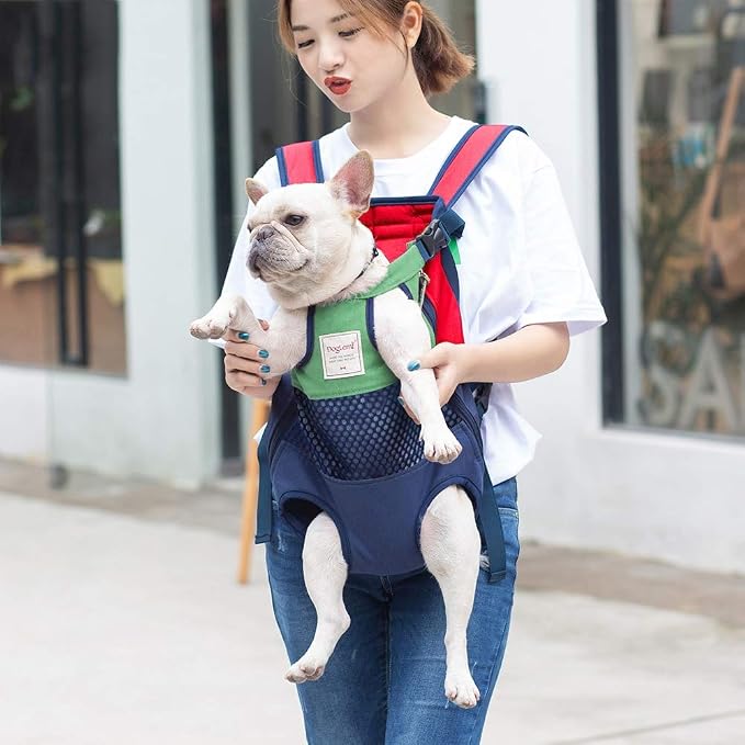 Dog Carrier Backpack, Pet Front Carrier Backpack Legs Out Dog Chest Carrier - Image 9