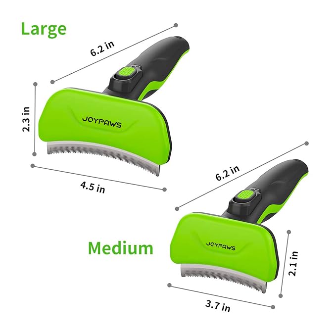 Pet Grooming Brush for Dogs and Cats, Self-Cleaning Undercoat Deshedding Tool - Image 6