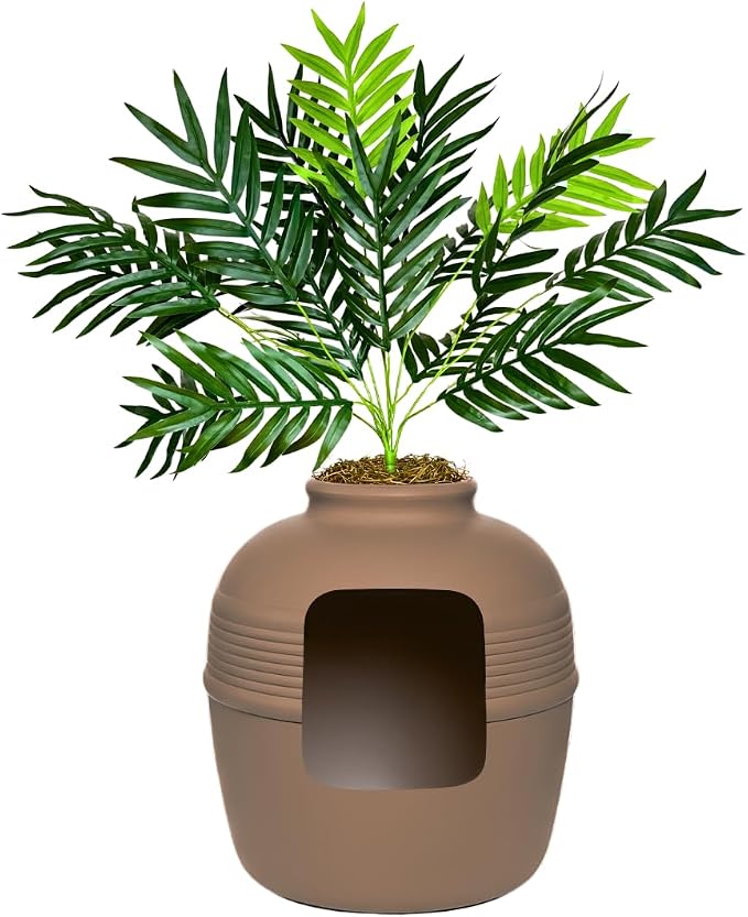 Good Pet Stuff Hidden Litter Box Planter, Decorative Cat Litter Enclosure by TheGoodPetStuffCompany
