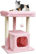 SYANDLVY Small Cat Tree for Indoor Cats Large Adult, Modern House by SYANDLVY