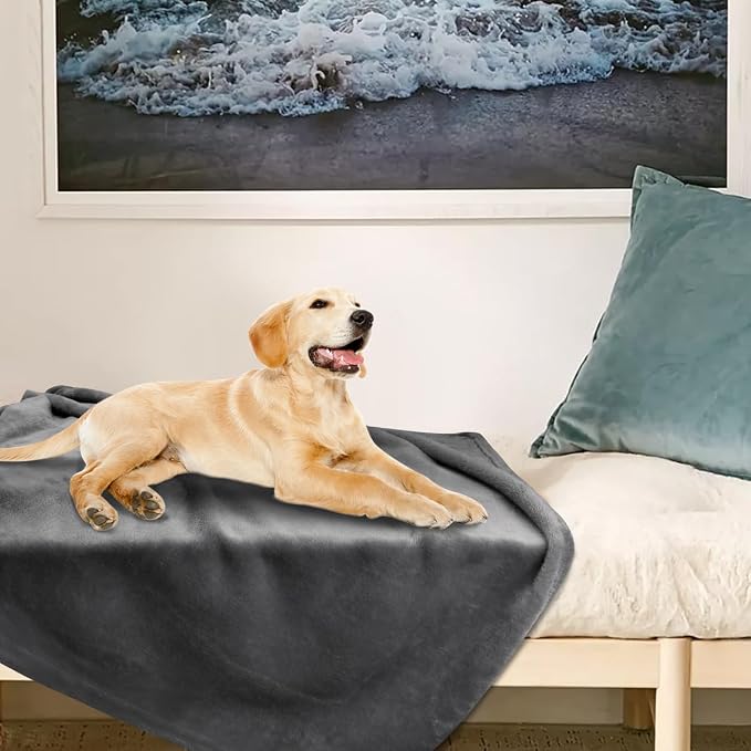 Onarway Dog Blanket Washable for Bed: 2 Packs Dog Blankets 59”x47” - Image 7