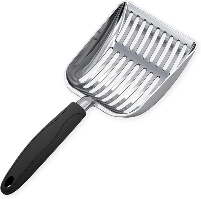 WePet Cat Litter Scoop, Aluminum Alloy Sifter, Kitty Metal Scooper, Deep Shovel by WePet