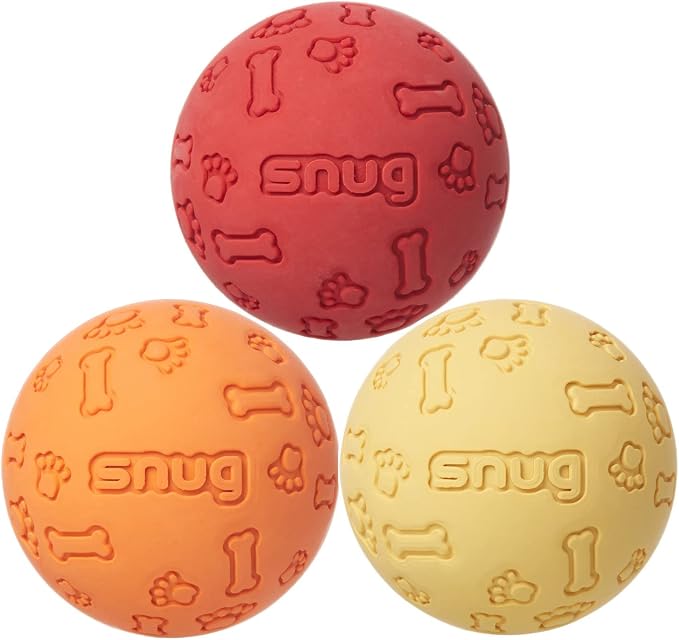 Snug Rubber Dog Balls for Small and Medium Dogs - Image 7