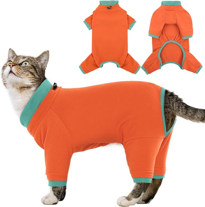 Sticky Cat Clothes Stretchy, Sphynx Hairless Sweater & Pajamas by ADNIKIA