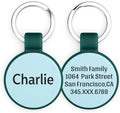 Silent Silicone Dog Tags, Custom Engraved Pet ID Tags by Brayhoo