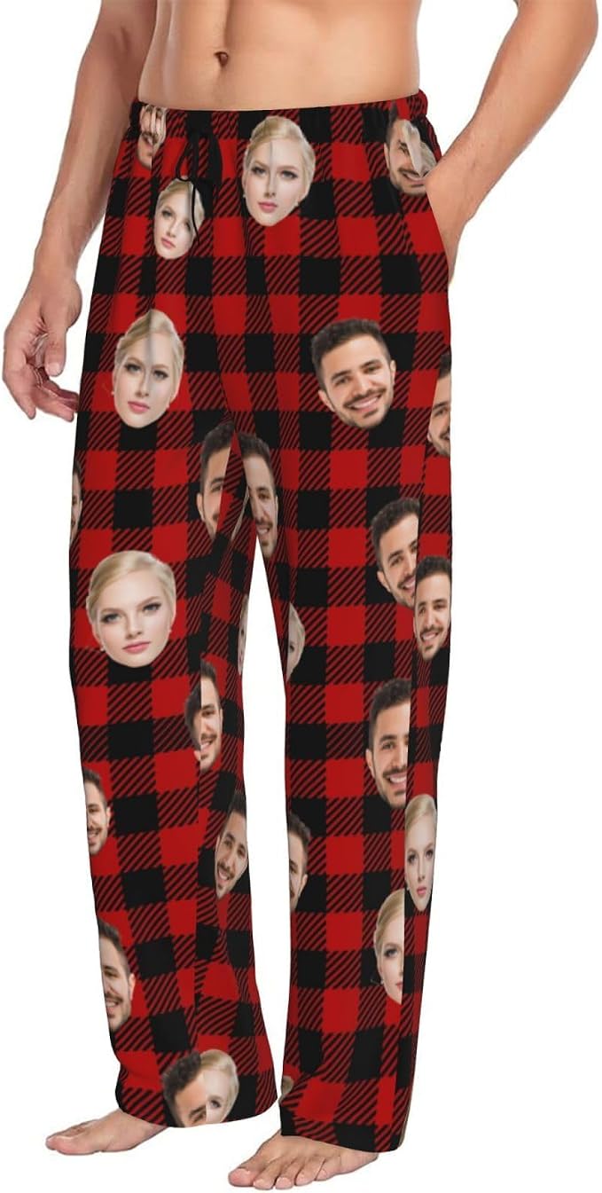 Custom Pajama Pants with Face customized PJ Pants Christmas Valentine gifts - Image 5